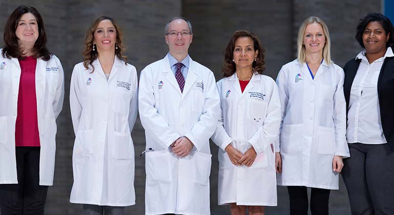 Group of pulmonology doctors