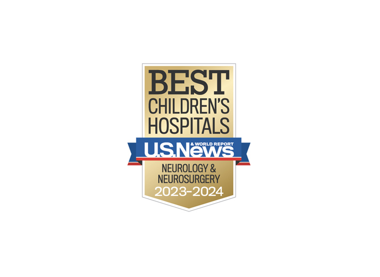 Photo of 2022-2023 US News Best Children’s Neurology & Neurosurgery badge 