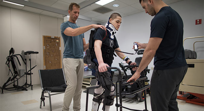 Exoskeletal Assisted Walking Therapy