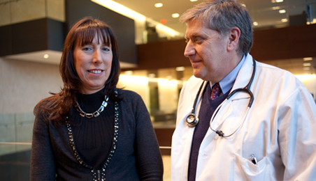 Image of Sandra Litrico and doctor