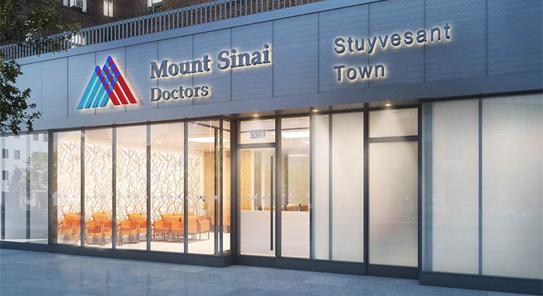 image of outside of Mount Sinai Doctors Stuyvesant Town