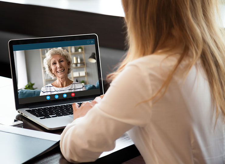 Photo of Woman and doctor using telemedicine