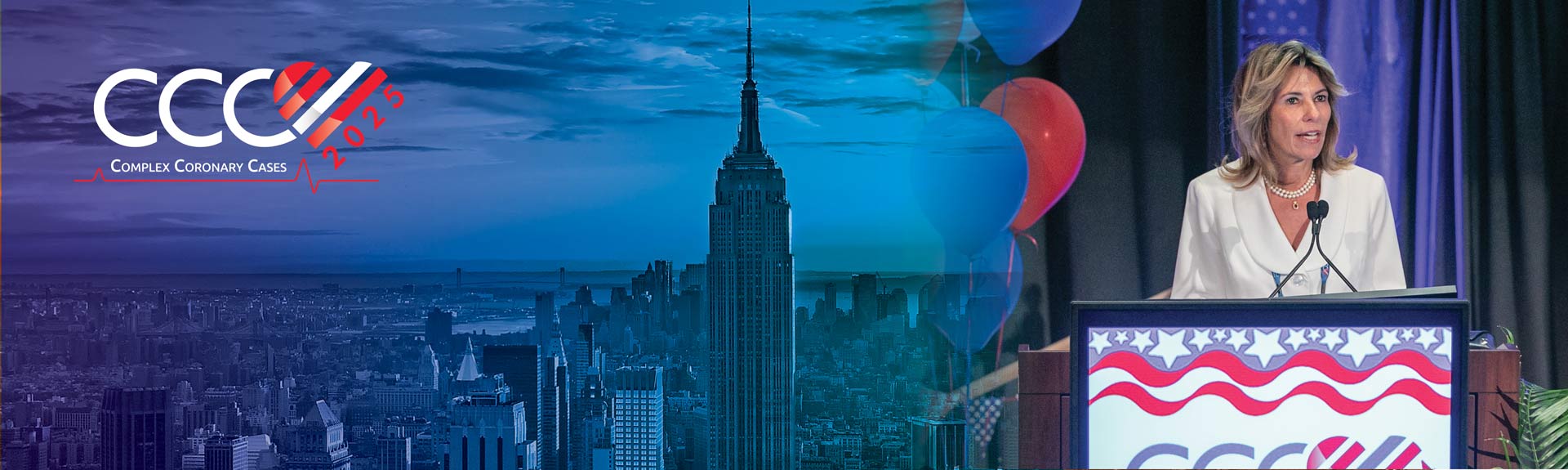 NYC skyline and symposium speaker