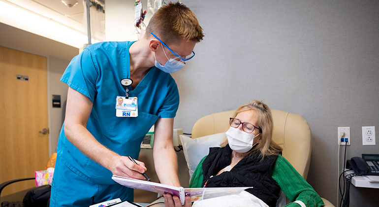 Doctor and patient