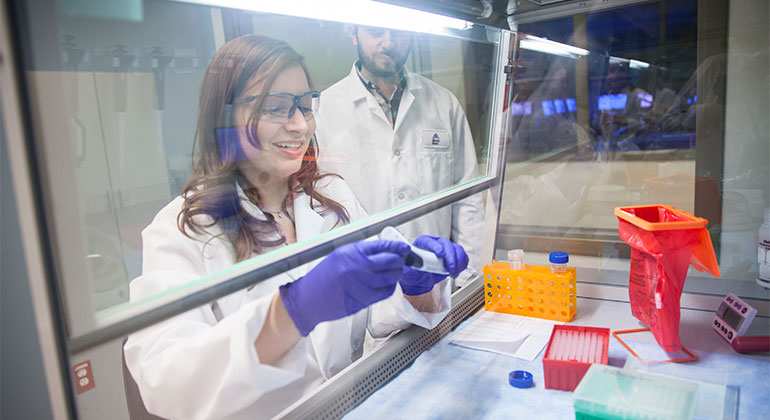Doctors in a lab
