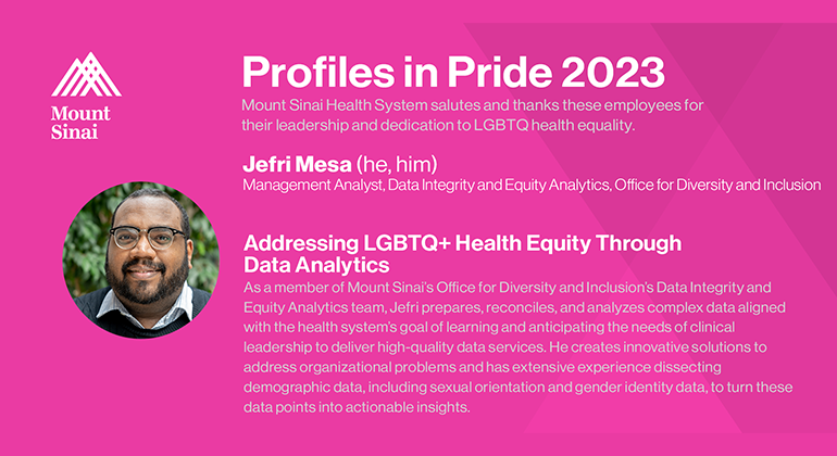 Profiles In Pride Jefri Mesa