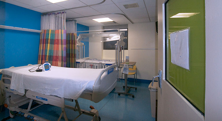 Doctor in a hospital