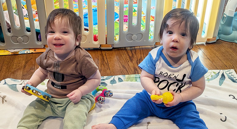 twin toddlers