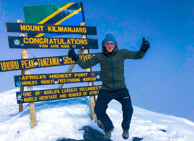 Photo of Image of Viktor Frisk at Mount Kilimanjaro