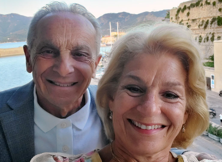 Photo of Aldo Belluzzi with wife