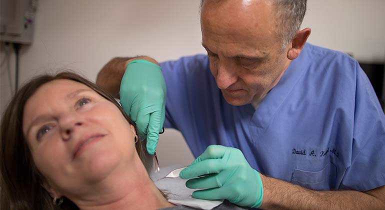 Image of Doctor with patient