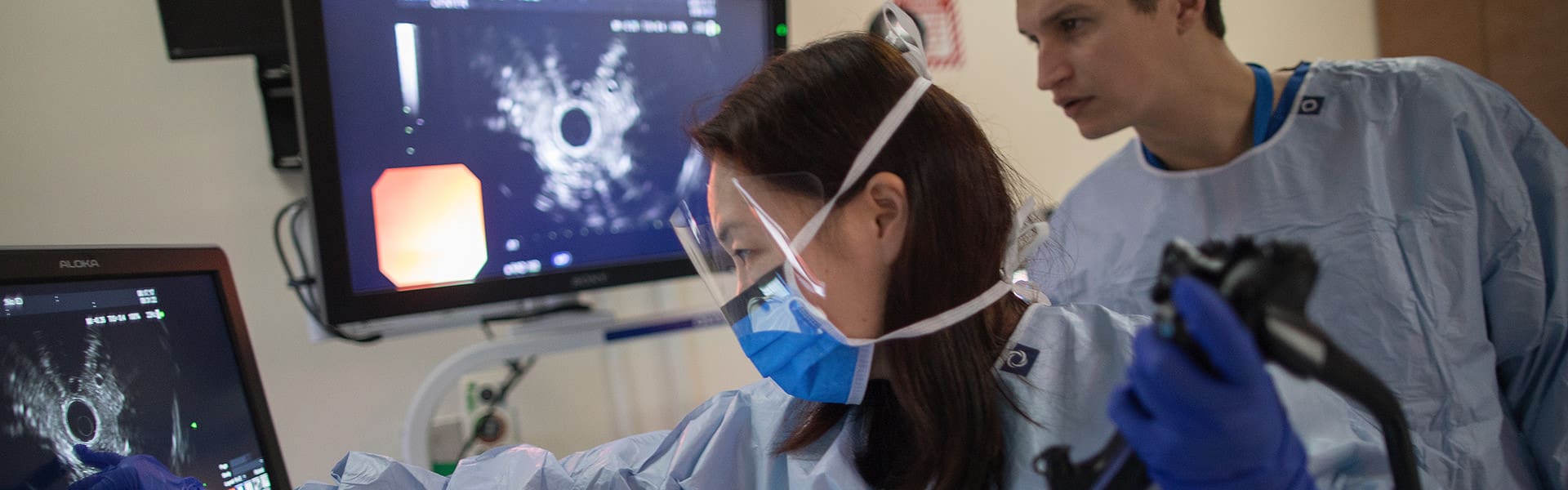 Dr. Michelle Kim performs a colonoscopy
