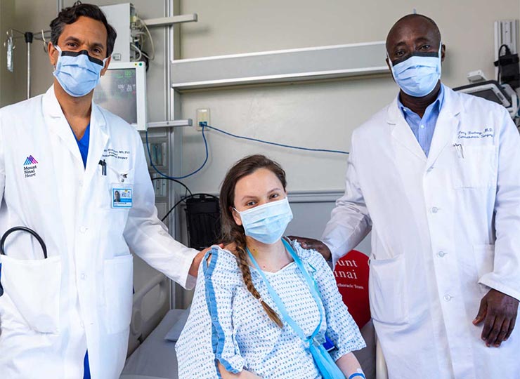 Photo of ulia Nuriky and doctors