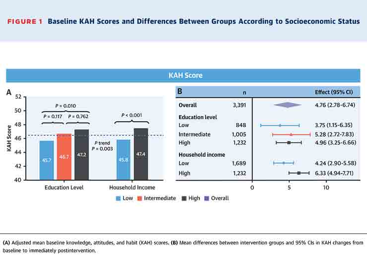 Photo of chart of KAH scores