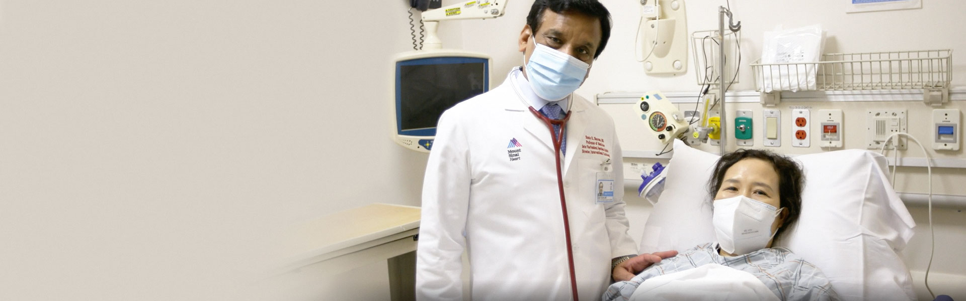 Dr. Sharma with his patient