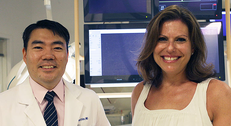 Image of patient with doctor