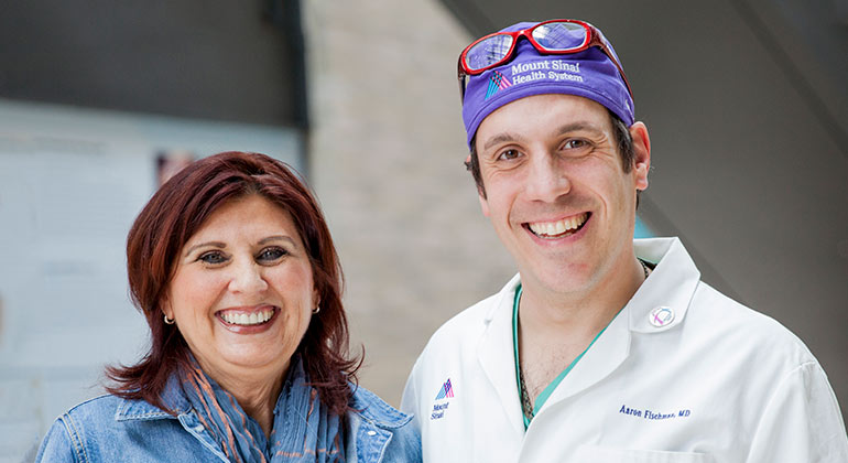 Image of patient with doctor