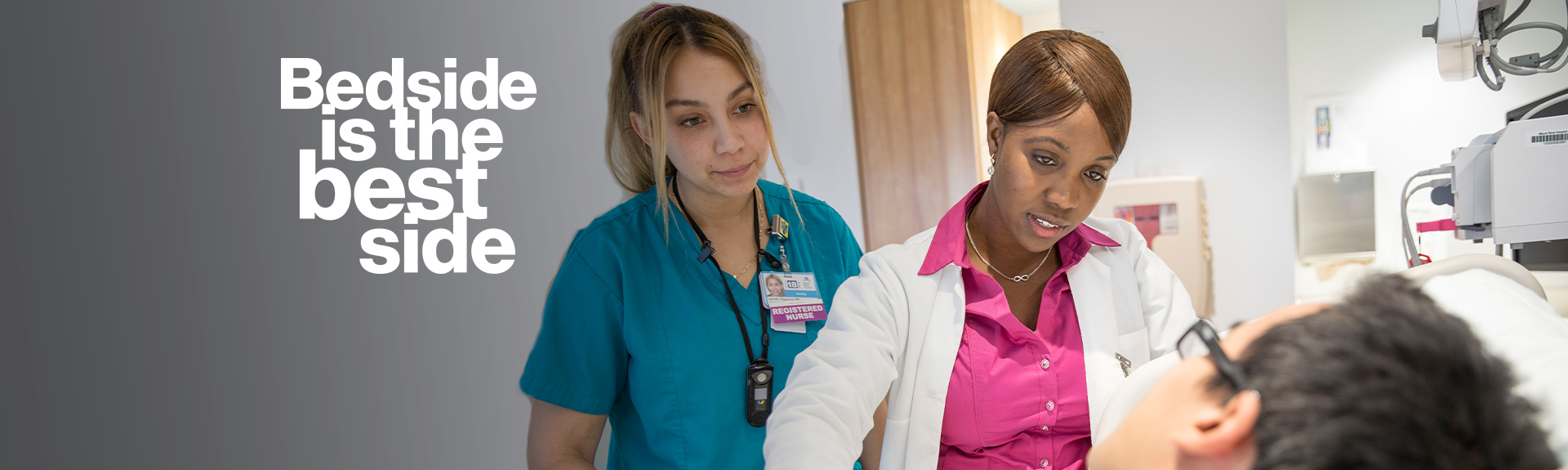 image of a nurse, doctor and patient