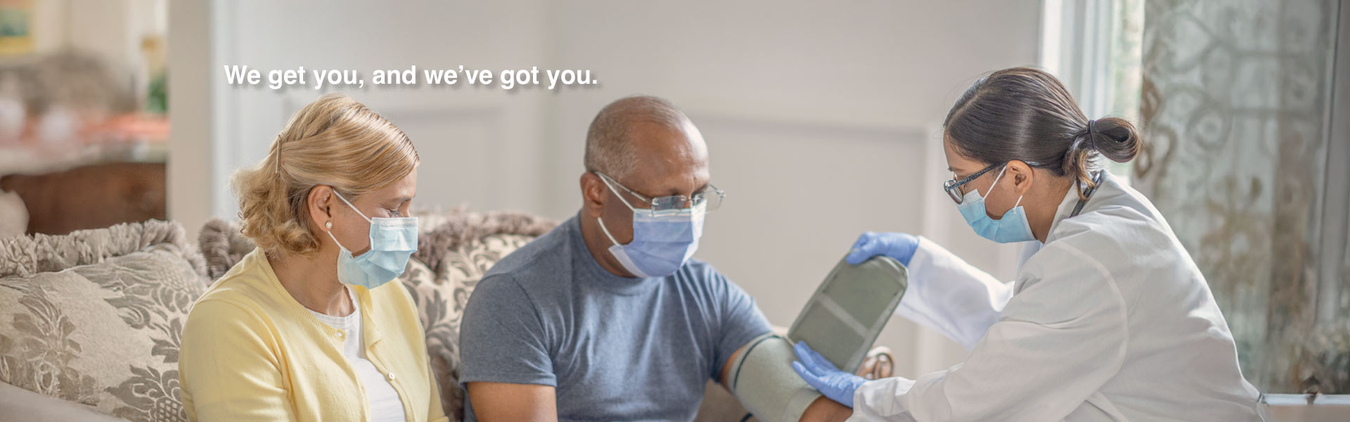 Doctor with patients