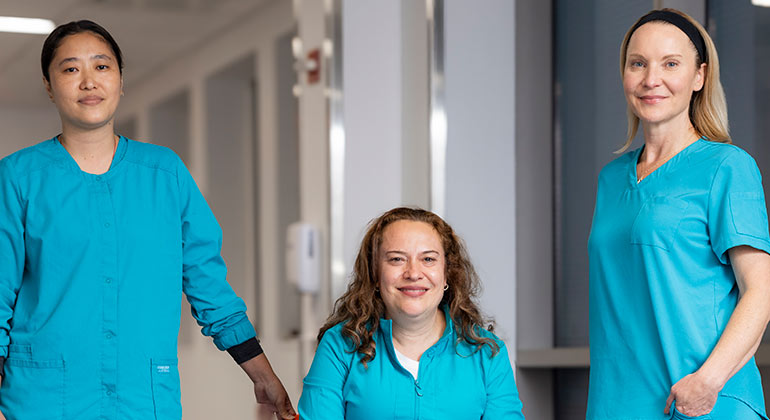image of Tenzin Choekyi, BSN, RN, Viktoriya Laskina, BSN, RN and Joanne Sultana, MSBC, BSN, RN