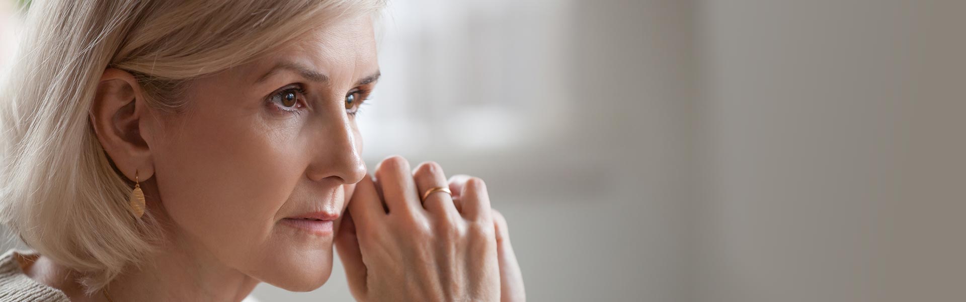 image of individual looking into the distance