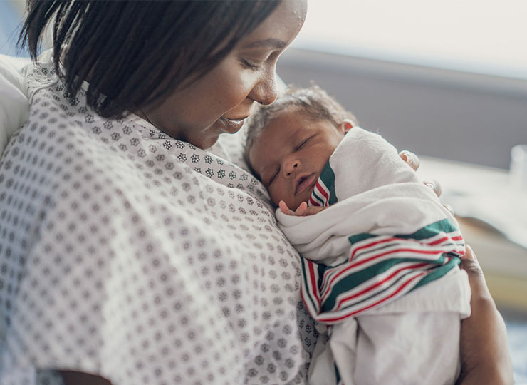 Photo of Image of mother holding baby