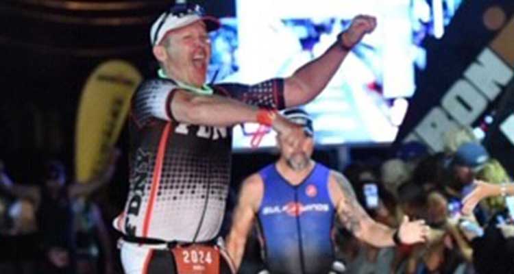 Man in race