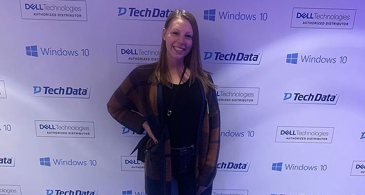 Woman smiling