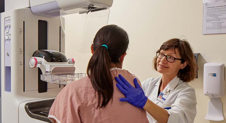 Image of doctor with female patient