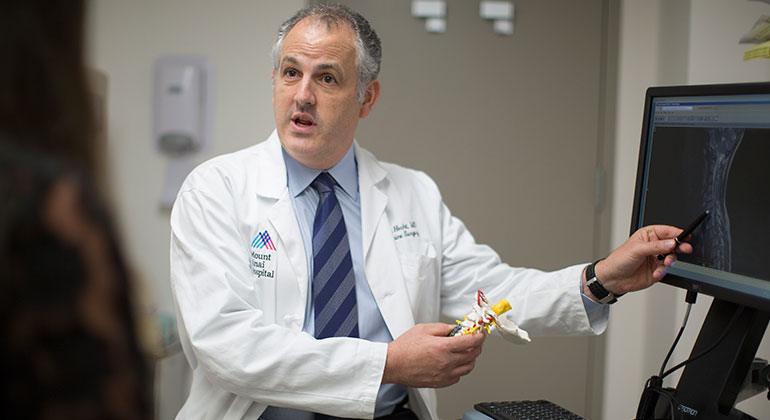Image of doctor with patient