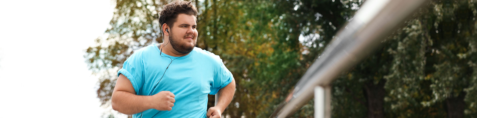 man running outdoors