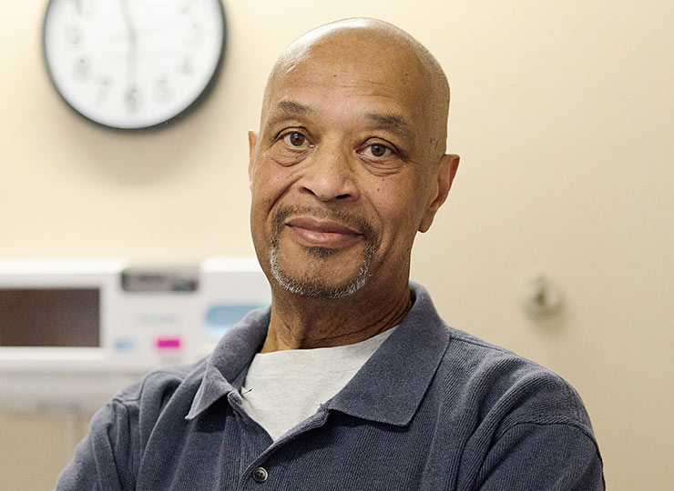 Photo of Mount Sinai heart transplant patient Mack Godbee 