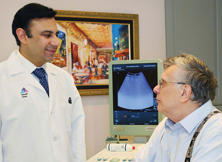 Photo of Urologist and patient