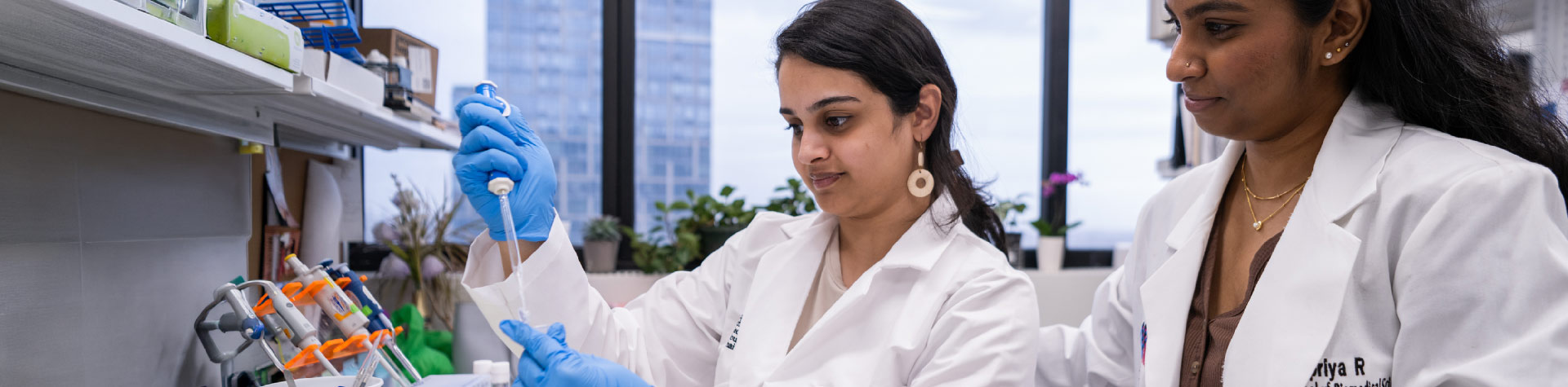 Image of researchers in lab
