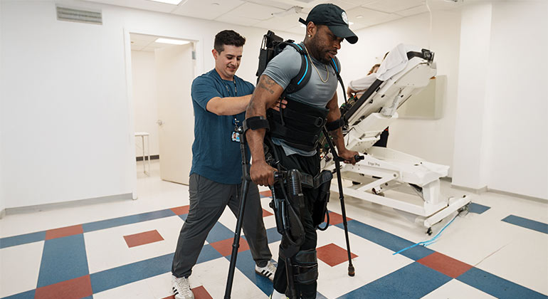 Image of doctor with patient