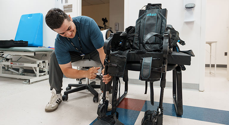 Image of doctor with patient