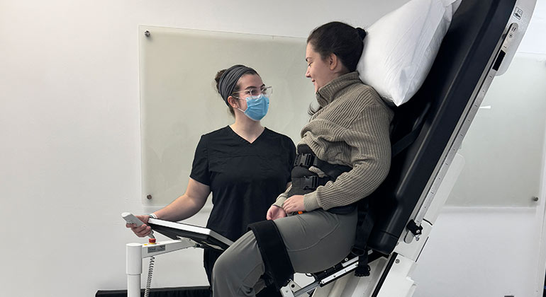 Image of doctor with patient
