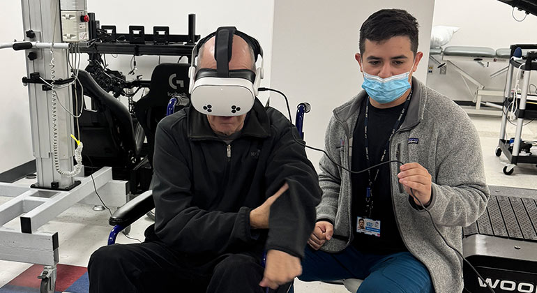 Image of patient with doctor