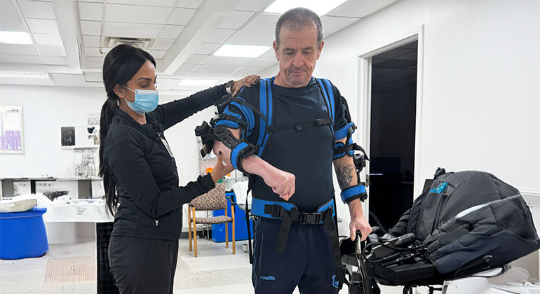 Image of patient with doctor