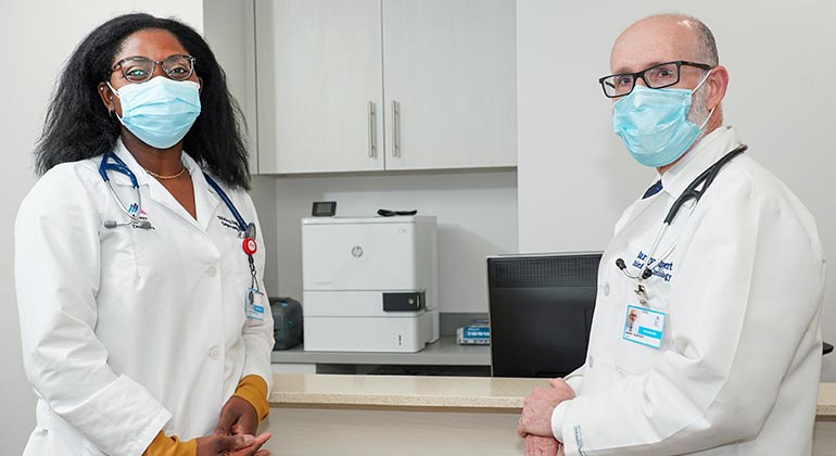 Masked doctors