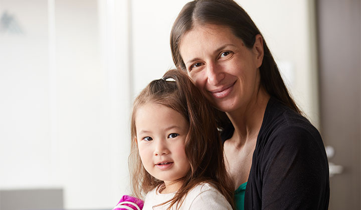 Mother and daughter