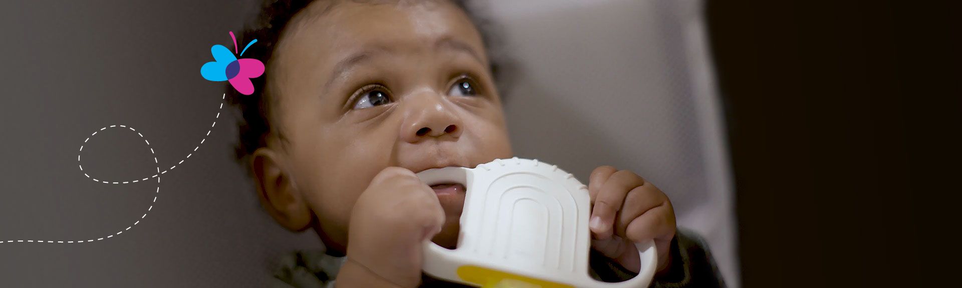 image of infact holder a teething ring