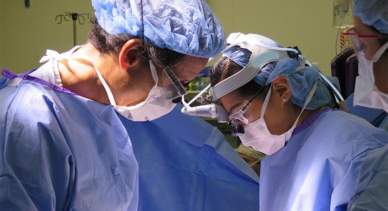 Image of doctors in surgery