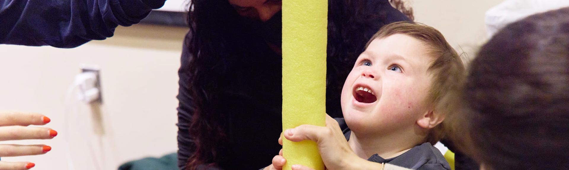 Toddler playing