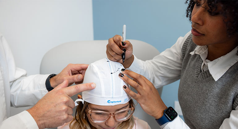 Image of doctor with patient