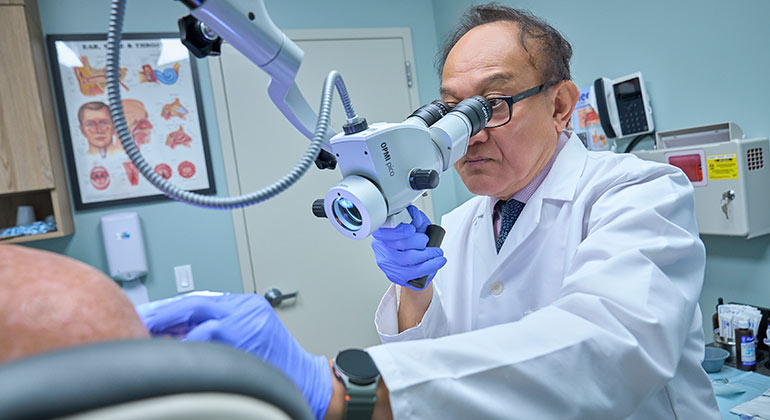 Image of doctor with patient