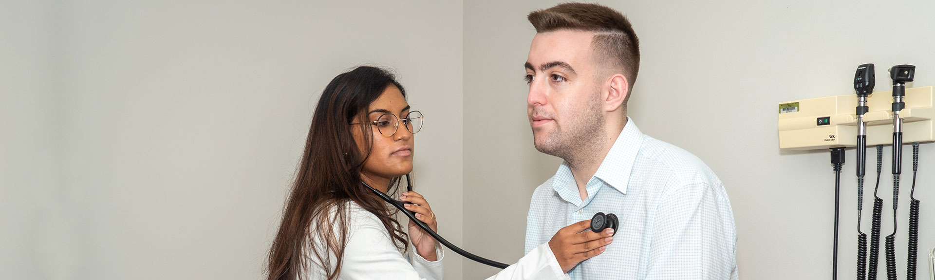 Image of doctor with patient