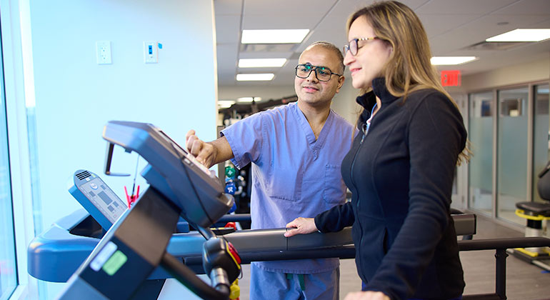 Image of doctor with patient