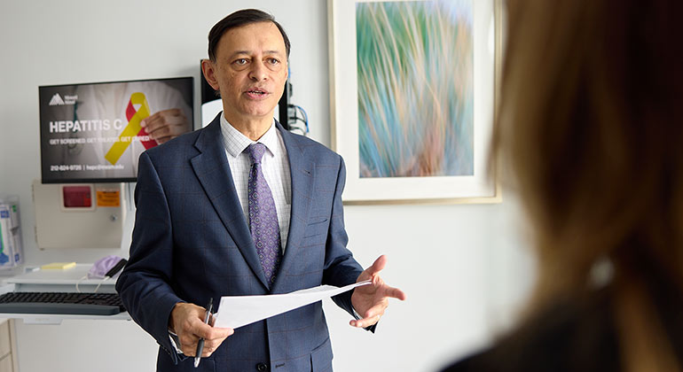 doctor talking to person