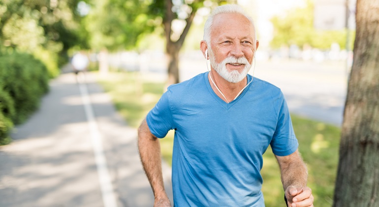 Image of man running